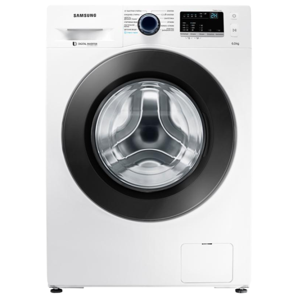Стиральная машина Samsung WW60J30G0PWDBY 6 кг / 1000 об/мин / Белый photo 1