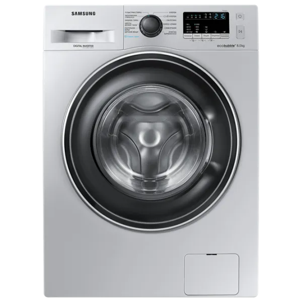Стиральная машина Samsung WW80R42LHESDLP 8 кг / 1200 об/мин / Серебряный photo 1