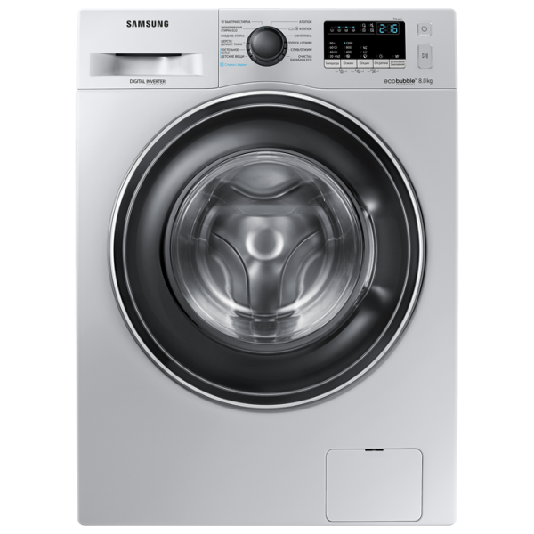 Стиральная машина Samsung WW80R42LHESDLP 8 кг / 1200 об/мин / Серебряный photo 1