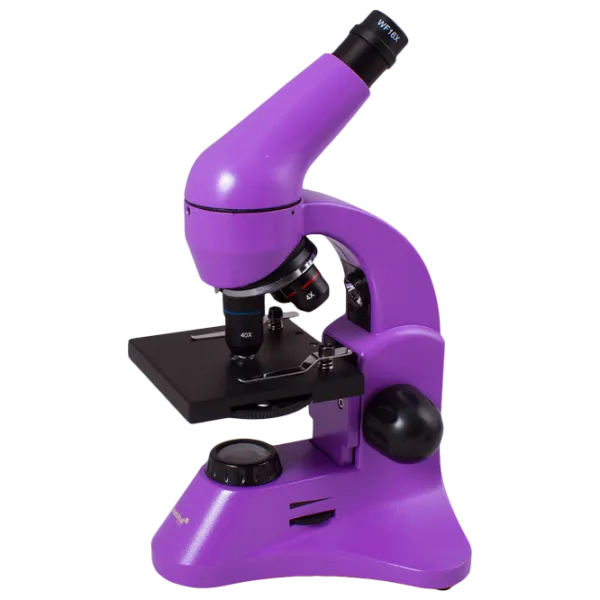 Microscop Levenhuk Rainbow 50L PLUS Biologic/ Amethyst photo 1