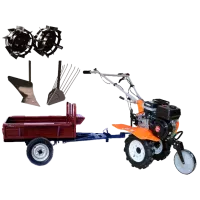 Мотокультиватор Worker HB 700N+R SET10 4х тактный/ Бензин