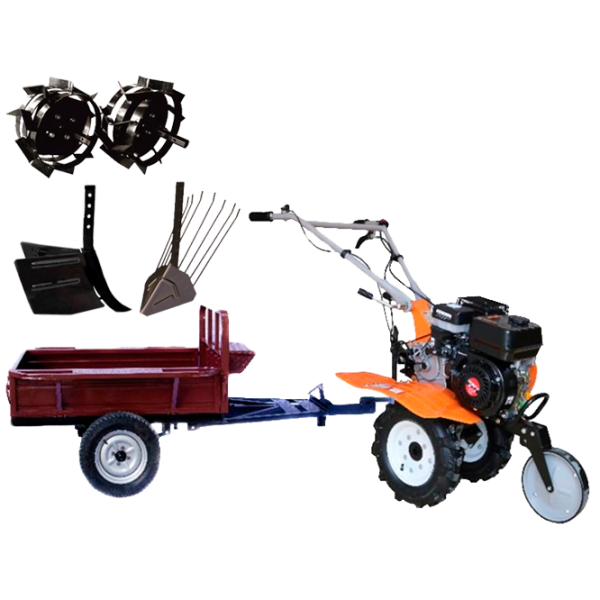 Motocultor Worker HB 700N+R SET11 4 timpi/ Benzină photo 1