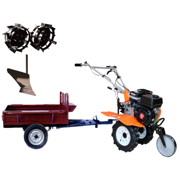 Motocultor Worker HB 700N+R SET12 4 timpi/ Benzină photo 1