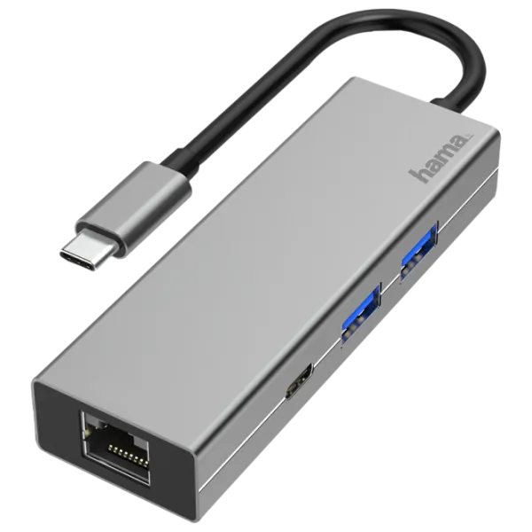 Adapter Hama 200108 USB Type-C/ Gray photo 1