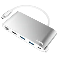 Адаптер Hama 200111 USB Type-C/ Серебристый