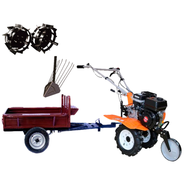 Мотокультиватор Worker HB 700N+R SET14 4х тактный/ Бензин photo 1