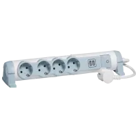 Prelungitor Legrand 694615 1.5 m Gray