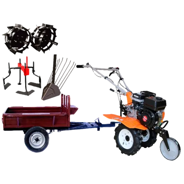 Motocultor Worker HB 700N+R SET17 4 timpi/ Benzină photo 1