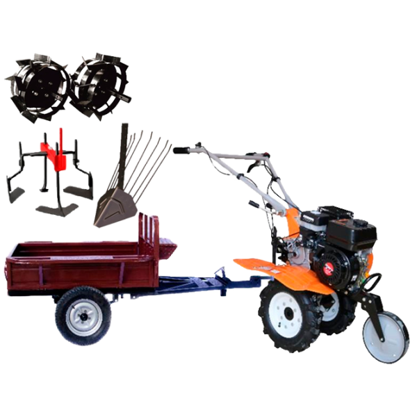 Motocultor Worker HB 700N+R SET17 4 timpi/ Benzină photo 1