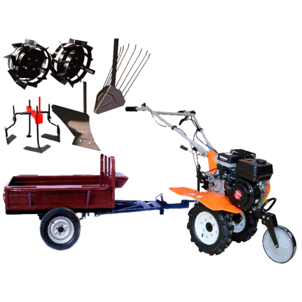 Motocultor Worker HB 700N+R SET19 4 timpi/ Benzină photo 1
