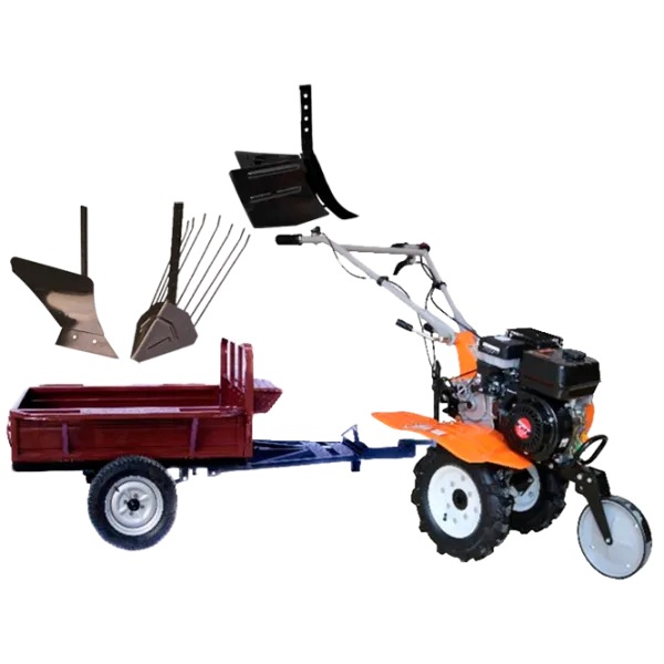 Motocultor Worker HB 700N+R SET8 4 timpi/ Benzină photo 1
