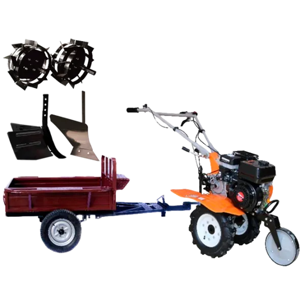 Motocultor Worker HB 700N+R SET9 4 timpi/ Benzină photo 1