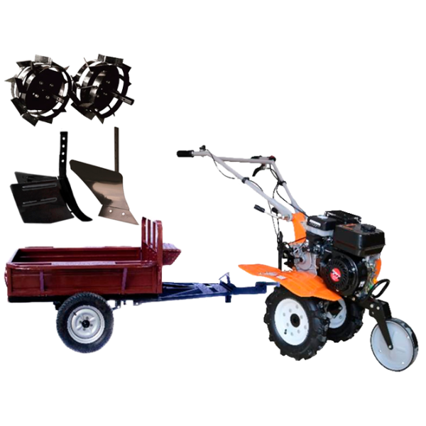 Motocultor Worker HB 700N+R SET9 4 timpi/ Benzină photo 1