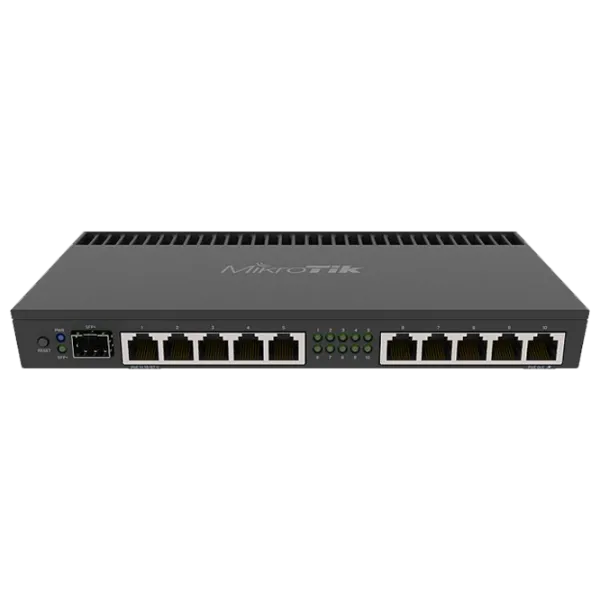 Маршрутизатор Mikrotik RB4011iGS+RM Черный photo 1