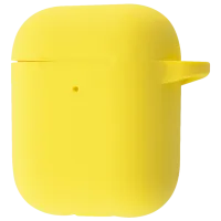 Чехол для наушников Apple AirPods 1/ 2 (Case New) Ncase/ Силикон/ Желтый