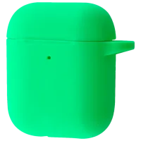 Чехол для наушников Apple AirPods 1/ 2 (Case New) Ncase/ Силикон/ Зелёный