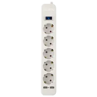 Удлинитель Sven SF-05LU 1.8 м Белый