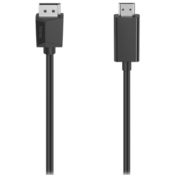 Cablu video Hama HDMI + DisplayPort 1.5 m/ Black photo 1