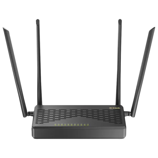 Wi-Fi Router D-Link DIR-825/ GFRU 300 Mbit/ s/ 867 Mbit/ s/ Black photo 1