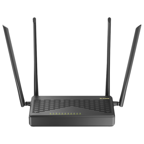 Wi-Fi Router D-Link DIR-825/ GFRU 300 Mbit/ s/ 867 Mbit/ s/ Black photo 1