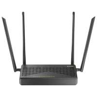 Wi-Fi Роутер D-Link DIR-825/ GFRU 300 Мбит/ с/ 867 Мбит/ с/ Черный