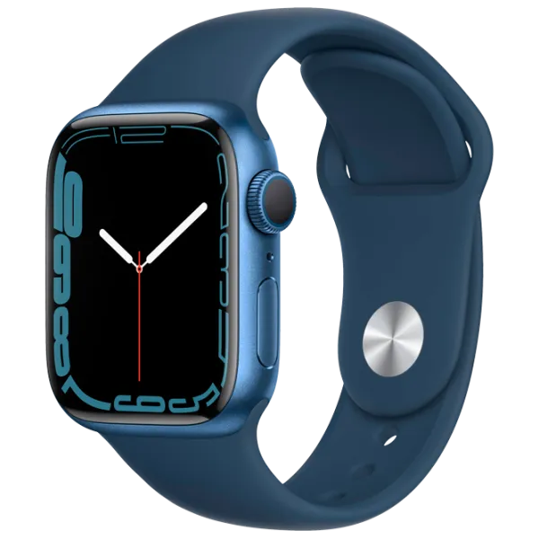 Умные часы Apple Watch Series 7 MKN13WB/ A/ Синий/ Abyss Blue Sport photo 1 Умные часы Apple Watch Series 7 MKN13WB/ A/ Синий/ Abyss Blue Sport photo 1