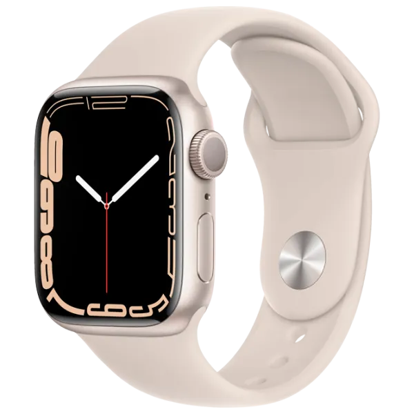 Ceas inteligent Apple Watch Series 7 MKMY3WB/ A/ Starlight Khaki/ Starlight Sport photo 1 Ceas inteligent Apple Watch Series 7 MKMY3WB/ A/ Starlight Khaki/ Starlight Sport photo 1