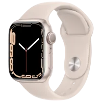 Умные часы Apple Watch Series 7 MKMY3WB/ A/ Starlight Хаки/ Starlight Sport