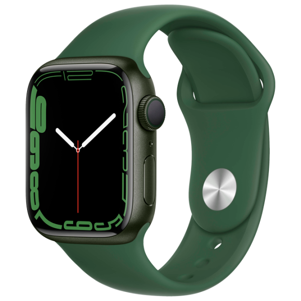 Умные часы Apple Watch Series 7 MKN03WB/ A/ Зелёный/ Clover Sport photo 1 Умные часы Apple Watch Series 7 MKN03WB/ A/ Зелёный/ Clover Sport photo 1