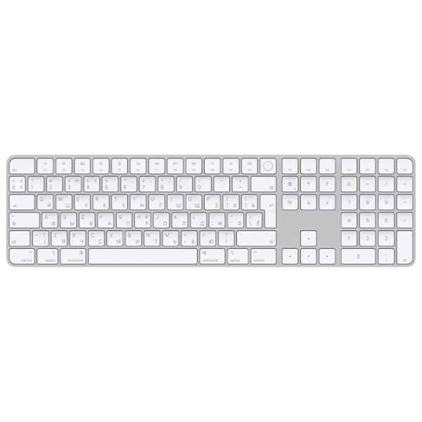 Клавиатура Apple Magic Keyboard MK2C3RS/ A Беспроводные + Проводные/ Белый photo 1