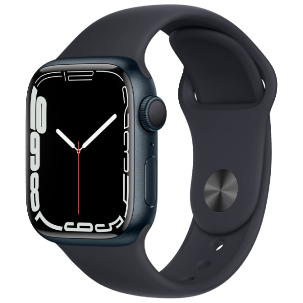 Умные часы Apple Watch Series 7 MKMX3WB/ A/ Midnight Черный/ Midnight Sport photo 1 Умные часы Apple Watch Series 7 MKMX3WB/ A/ Midnight Черный/ Midnight Sport photo 1
