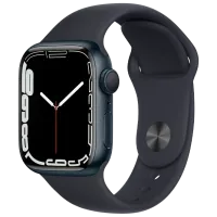 Умные часы Apple Watch Series 7 MKMX3WB/ A/ Midnight Черный/ Midnight Sport