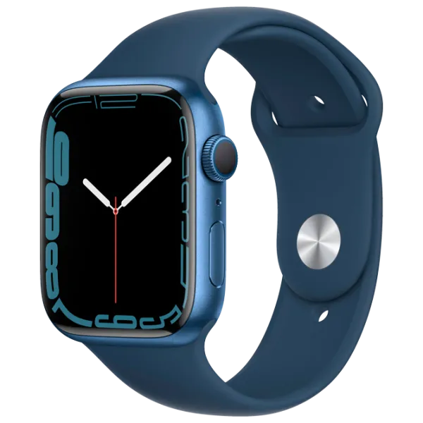 Умные часы Apple Watch Series 7 MKN83WB/ A/ Синий/ Abyss Blue Sport photo 1 Умные часы Apple Watch Series 7 MKN83WB/ A/ Синий/ Abyss Blue Sport photo 1