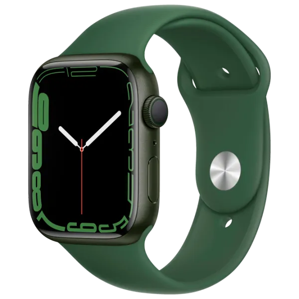 Умные часы Apple Watch Series 7 MKN73WB/ A/ Зелёный/ Clover Sport photo 1 Умные часы Apple Watch Series 7 MKN73WB/ A/ Зелёный/ Clover Sport photo 1