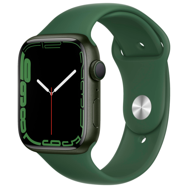 Умные часы Apple Watch Series 7 MKN73WB/ A/ Зелёный/ Clover Sport photo 1 Умные часы Apple Watch Series 7 MKN73WB/ A/ Зелёный/ Clover Sport photo 1