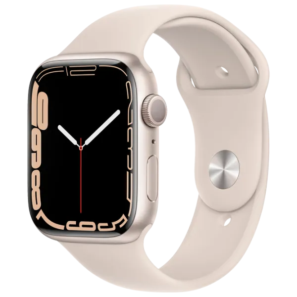 Ceas inteligent Apple Watch Series 7 MKN63WB/ A/ Starlight Khaki/ Starlight Sport photo 1 Ceas inteligent Apple Watch Series 7 MKN63WB/ A/ Starlight Khaki/ Starlight Sport photo 1