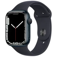 Умные часы Apple Watch Series 7 MKN53WB/ A/ Midnight Черный/ Midnight Sport
