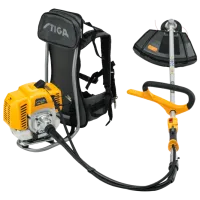 Mașină de tuns iarbă STIGA SBC 252 F pe benzină/ Yellow