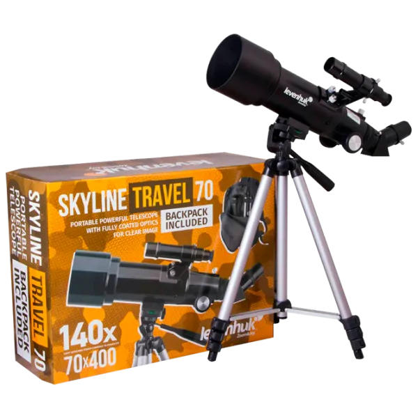 Телескоп Levenhuk Skyline Travel 70 Черный photo 1 Телескоп Levenhuk Skyline Travel 70 Черный photo 1