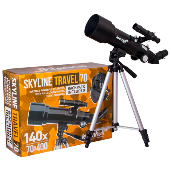 Телескоп Levenhuk Skyline Travel 70 Черный photo 1 Телескоп Levenhuk Skyline Travel 70 Черный photo 1