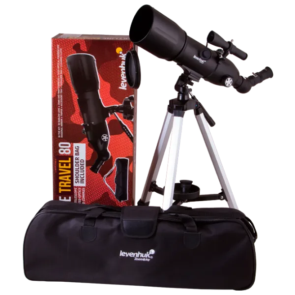 Телескоп Levenhuk Skyline Travel 80 Черный photo 1 Телескоп Levenhuk Skyline Travel 80 Черный photo 1