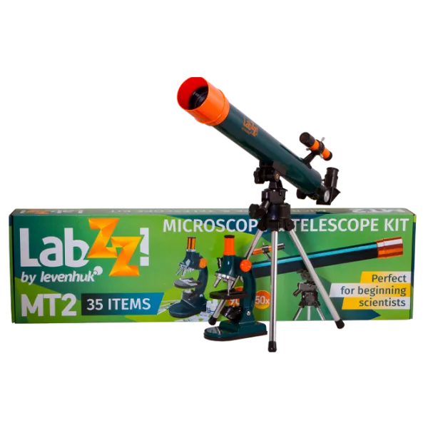 Levenhuk LabZZ MT2 Kit (микроскоп + телескоп) Зелёный photo 1