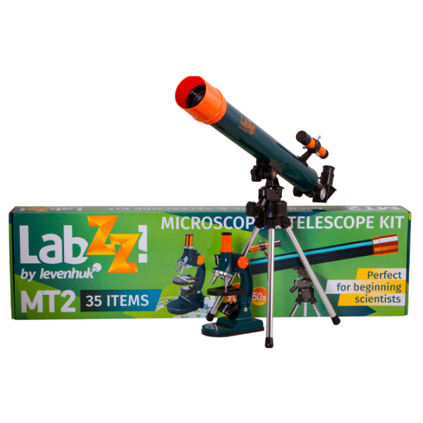 Levenhuk LabZZ MT2 Kit (микроскоп + телескоп) Зелёный photo 1