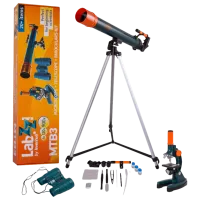 Телескоп Levenhuk LabZZ MTВ3 Kit (микроскоп + телескоп + бинокль) Зеленый
