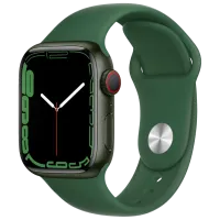 Умные часы Apple Watch Series 7 + Cellular MKHT3WB/ A/ Зелёный/ Clover Sport
