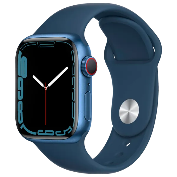 Умные часы Apple Watch Series 7 + Cellular MKHU3WB/ A/ Синий/ Abyss Blue Sport photo 1