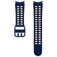 Ремень Samsung Galaxy Watch 4 ET-SXR87LNEG Силикон/ 20 мм/ Темно-синий Желтый