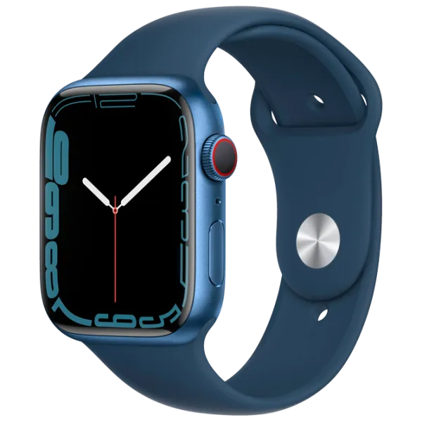 Умные часы Apple Watch Series 7 + Cellular MKJT3WB/ A/ Синий/ Abyss Blue Sport photo 1 Умные часы Apple Watch Series 7 + Cellular MKJT3WB/ A/ Синий/ Abyss Blue Sport photo 1