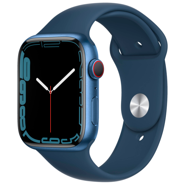 Умные часы Apple Watch Series 7 + Cellular MKJT3WB/ A/ Синий/ Abyss Blue Sport photo 1 Умные часы Apple Watch Series 7 + Cellular MKJT3WB/ A/ Синий/ Abyss Blue Sport photo 1
