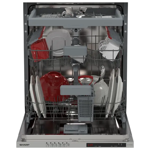 Посудомоечная машина SHARP QW-NI1EI45EX-EU Полногабаритная/ Белый photo 1